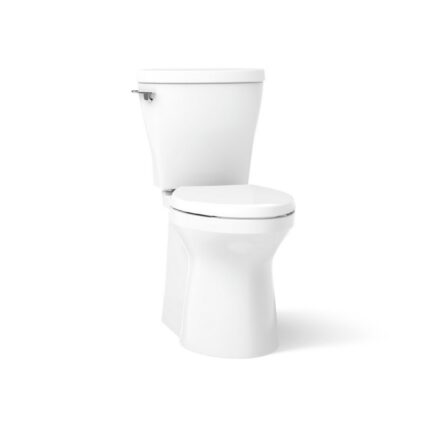 Betello® Two-piece elongated toilet with skirted trapway, 1.28 gpf