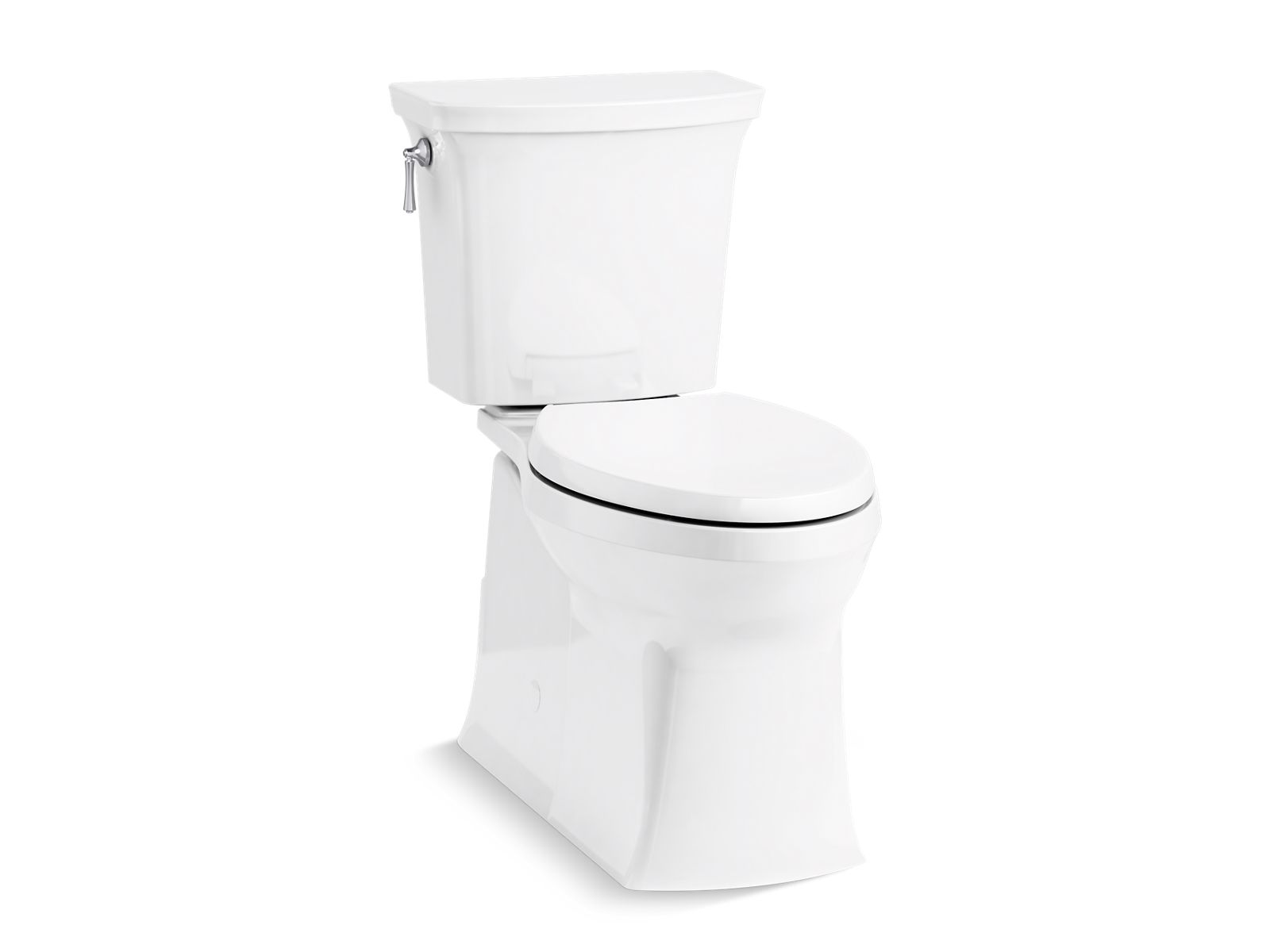 Corbelle® ContinuousClean XT two-piece elongated toilet with skirted trapway, 1.28 gpf