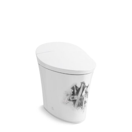 Landshapes® by Daniel Arsham One-piece elongated smart toilet, dual-flush